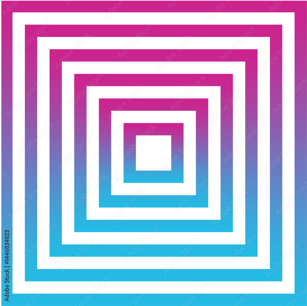 Abstract Geometric Pattern with Gradients in Pink and Blue Tones Abstract Geometric Pattern with Gradients in Pink and Blue Tones