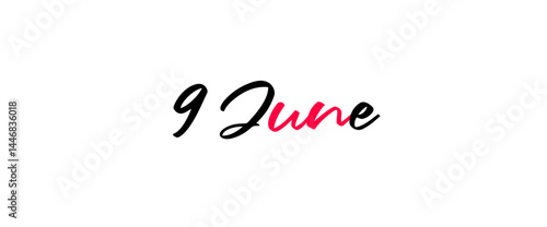 Month name text quotes typography designs for prints, posters, cards, t shirt, coffee mug hoodies etc.