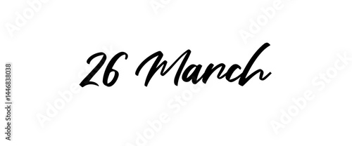 Month name text design art typography designs for prints, posters, cards, t shirt, coffee mug hoodies etc.