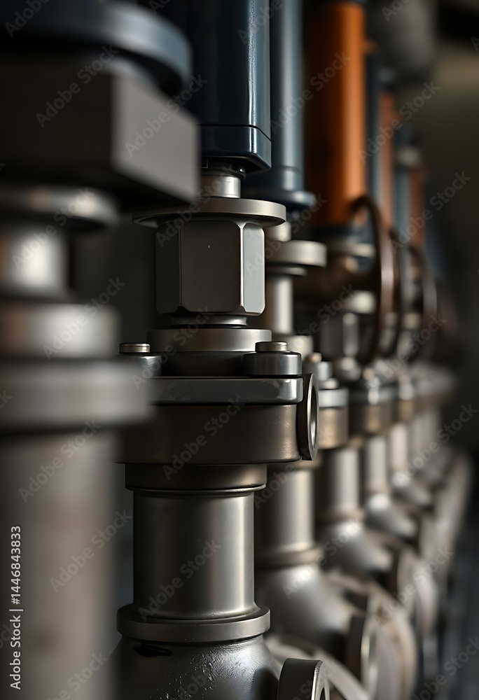 bunch of pipes lined up in a row bunch of pipes lined up in a row