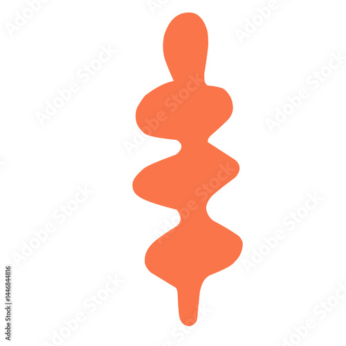 illustration Aquarium seaweed silhouette