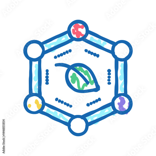 plants safe icon doodle illustration