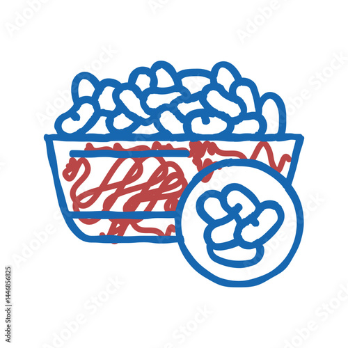 beans groat icon doodle illustration