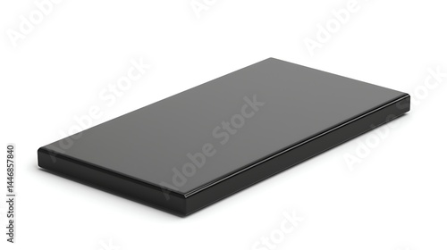 Wallpaper Mural A sleek, rectangular black object with a smooth surface, resembling a modern electronic device or external hard drive. Torontodigital.ca
