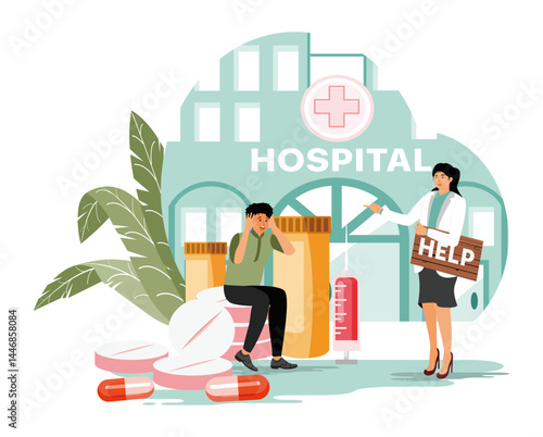 Inpatient drug rehab center, experimental treatment.