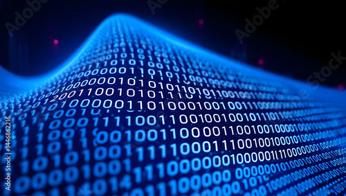 technology background binary number