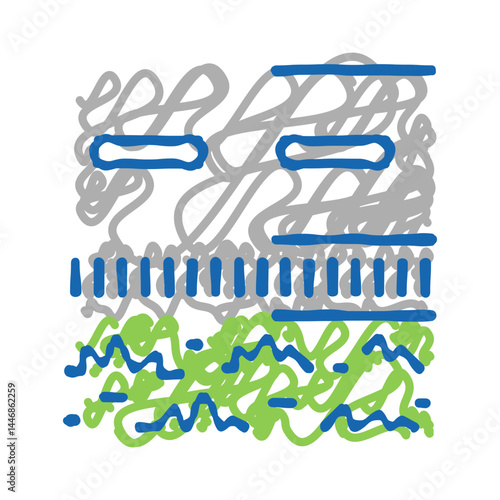 road drainage system icon doodle illustration