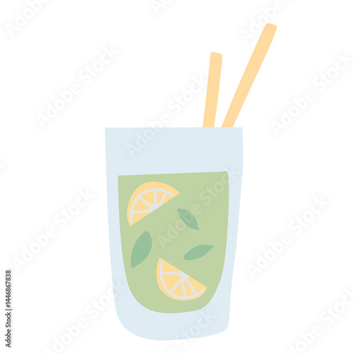 Fresh fruit juice set vector illustration