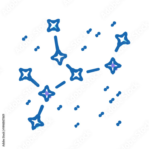 constellation astrological icon doodle illustration