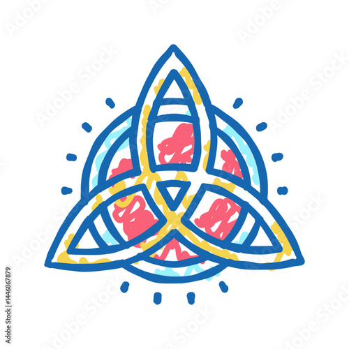 symbol astrological icon doodle illustration