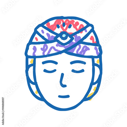 divination astrological icon doodle illustration