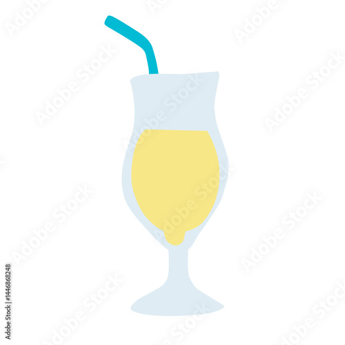Fresh fruit juice set vector illustration