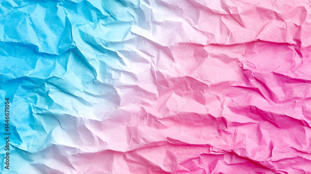 Fototapeta premium Crumpled paper texture gradient background