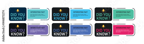 Did You Know? Classroom Fun Fact Infographic Banner Template for Education, Social Media Post