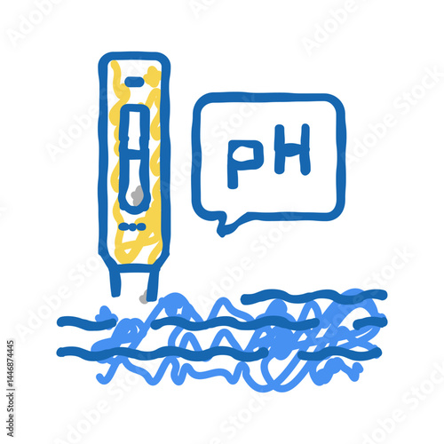 ph water icon doodle illustration