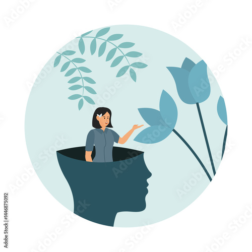 Psychotherapy. Connection With Nature and Personal Inspiration.