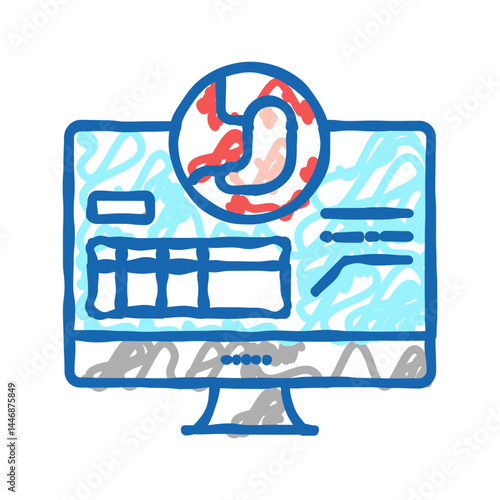 result bariatric icon doodle illustration