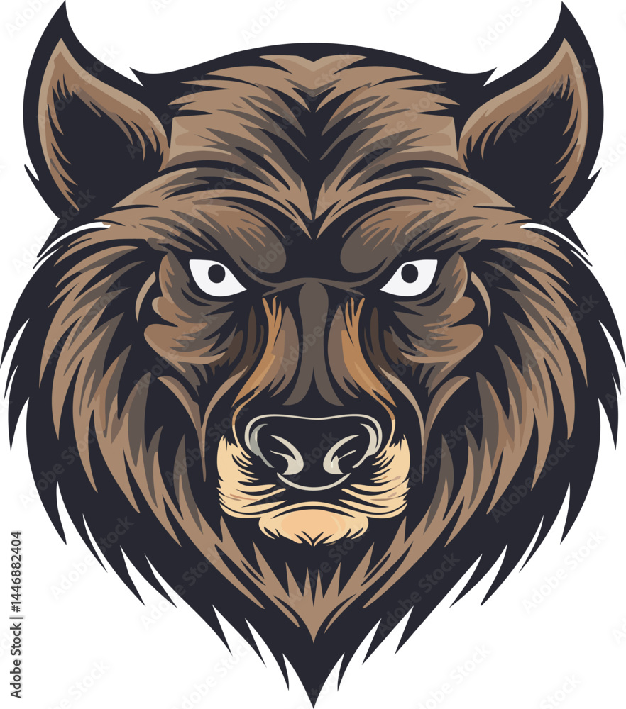 Fototapeta premium lion head vector