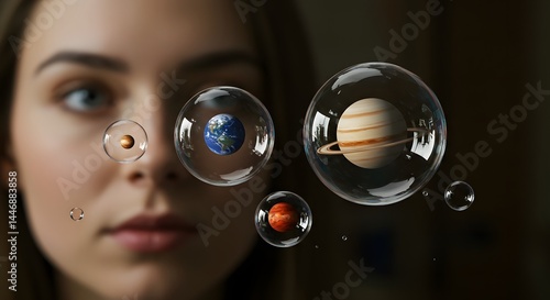 Futuristic Planet Interface