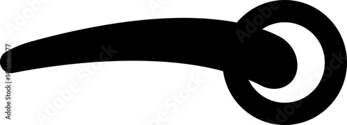 A close-up shot of a door handle icon, Close up of door handle adorning a classic design hinting at timeless elegance and craftsmanship suitable for use in interior design or architecture contexts,