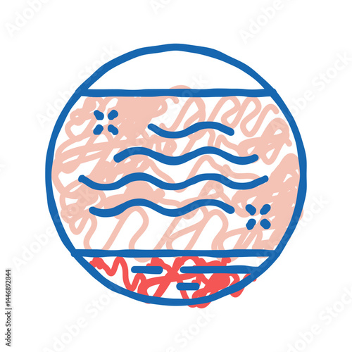 dry skin icon doodle illustration