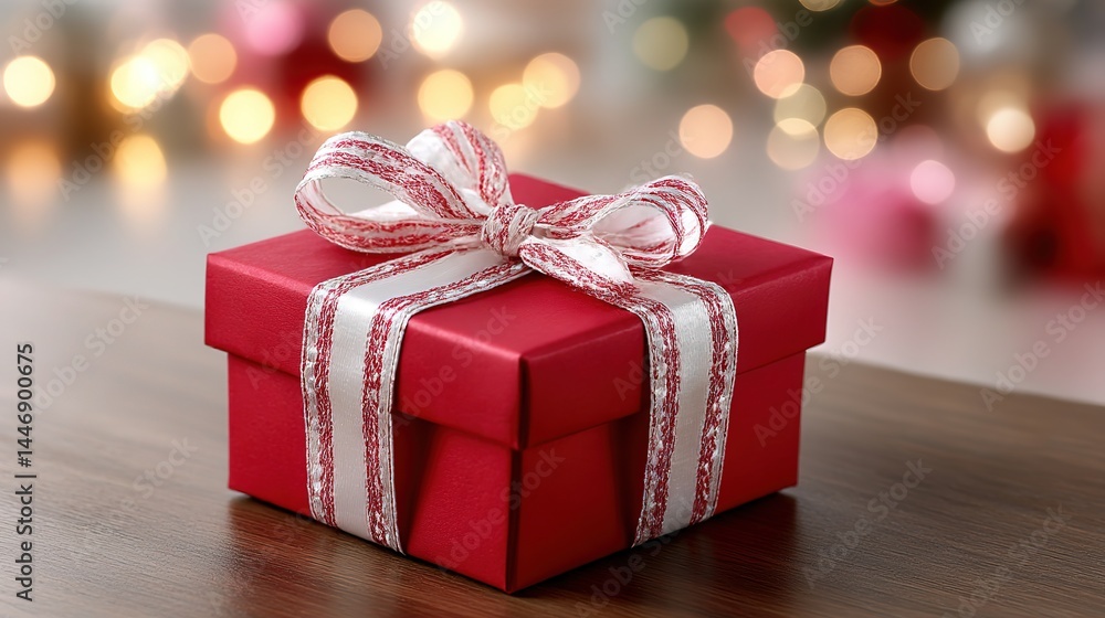 Red gift box with elegant ribbon and bow, symbolizing festive joy and thoughtful giving
Red gift box with elegant ribbon and bow, symbolizing festive joy and thoughtful giving
