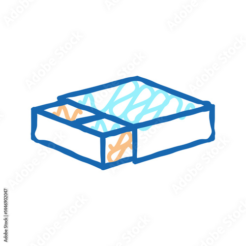 match box icon doodle illustration
