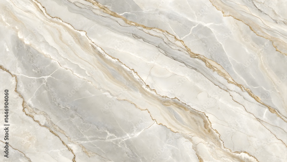 Obraz premium An elegant marble texture background showcasing subtle veining in soft neutral tones. Ideal for luxury branding, interior design mockups, and sophisticated stationery.