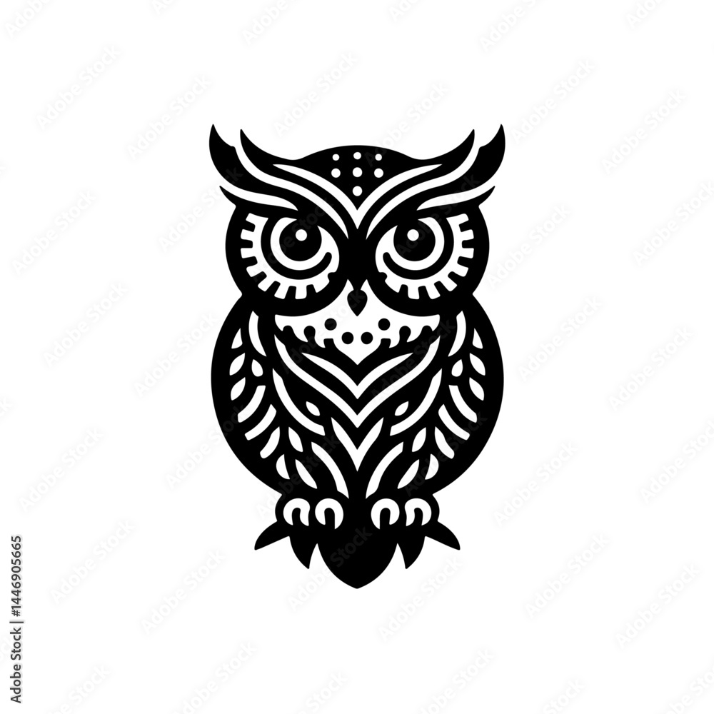 Fototapeta premium owl silhouette