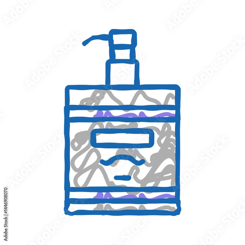 lotion after shave icon doodle illustration