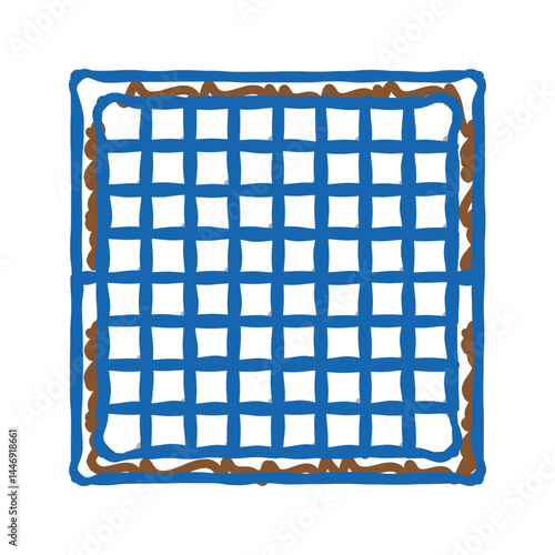 chess game icon doodle illustration