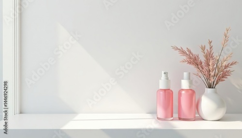 Wallpaper Mural Clean, minimalist white backdrop for product display, backdrop, pastel Torontodigital.ca