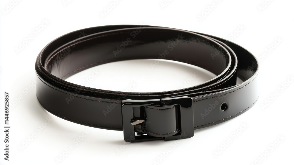 Adjustable clip-on belt isolated on white background Adjustable clip-on belt isolated on white background