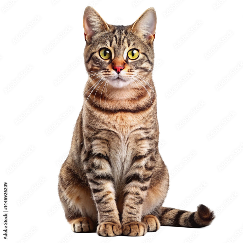 Obraz premium cat isolated on white background