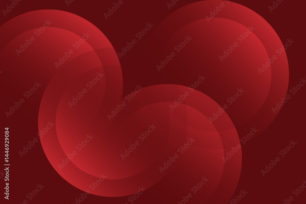Obraz premium Red abstract background. Dynamic shapes composition. Eps10