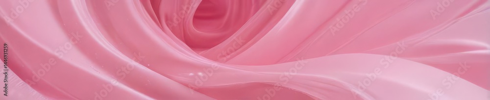 Fototapeta premium Abstract swirling pink texture, soft and ethereal , marbled, whimsical, canvas