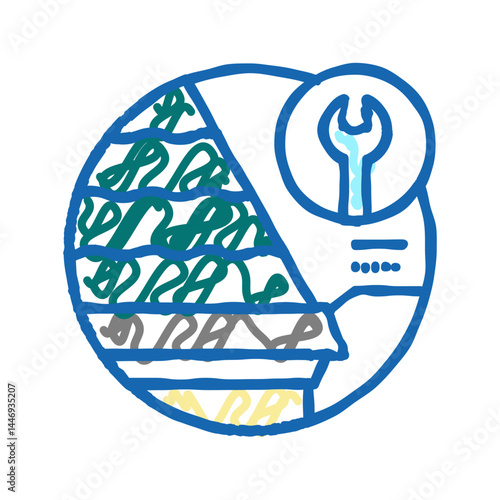 starter strips icon doodle illustration