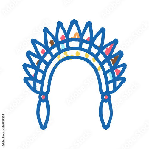 roach boho icon doodle illustration