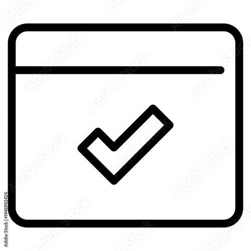 Verived icon in vector illustration