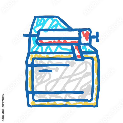 first coat primer icon doodle illustration