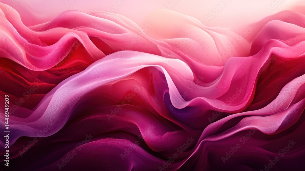 Fototapeta premium A vibrant abstract display of flowing, gradient colors.