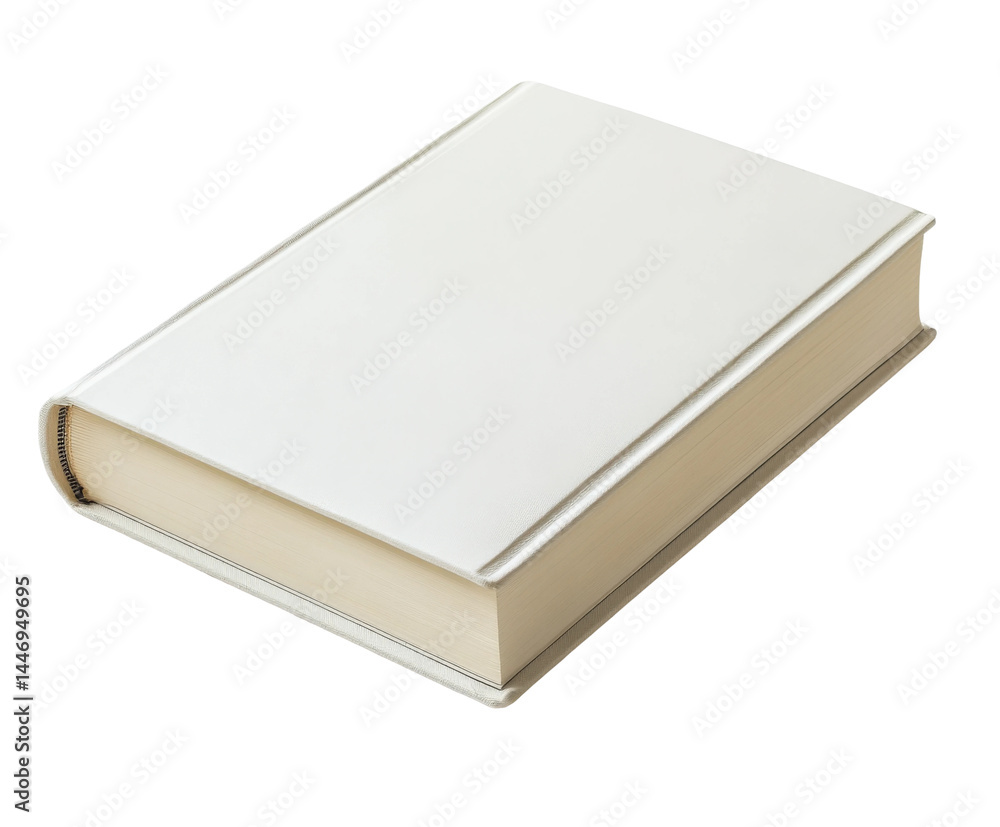 Blank book cover showcase minimalist style isolated on transparent background Blank book cover showcase minimalist style isolated on transparent background