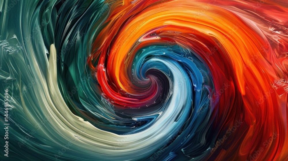 Abstract Swirling Colors Abstract Swirling Colors
