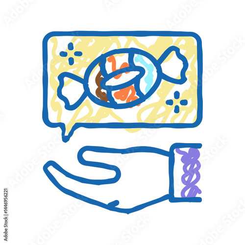 holiday celebration halloween icon doodle illustration