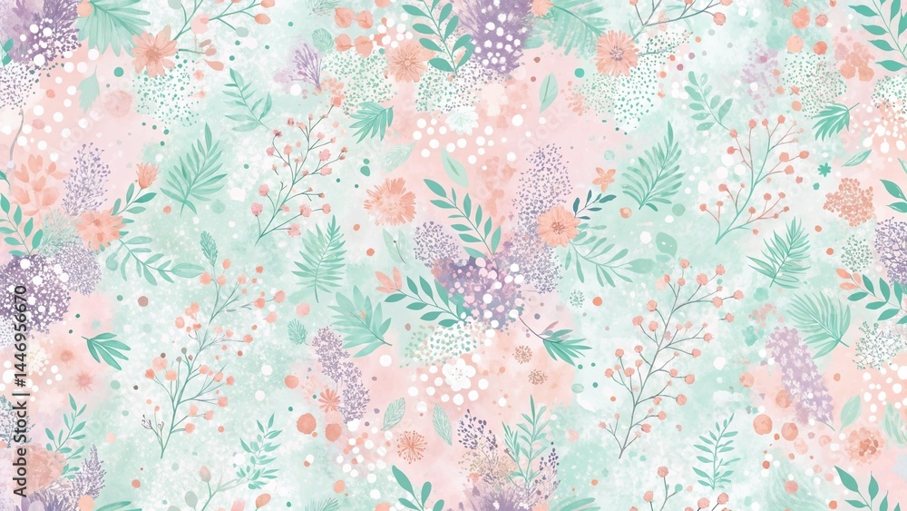 Pastel Floral Pattern Texture for Spring Designs, Wedding Stationery, Feminine Branding and Beauty Product Backgrounds Pastel Floral Pattern Texture for Spring Designs, Wedding Stationery, Feminine Branding and Beauty Product Backgrounds