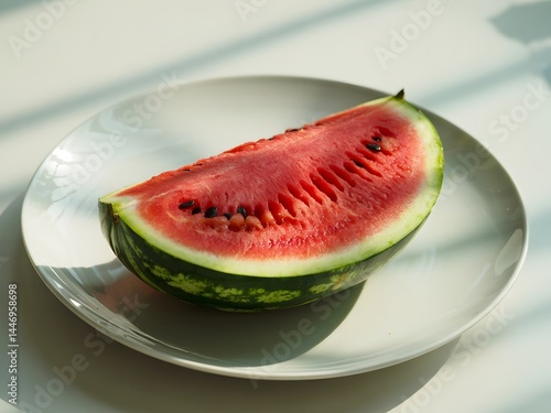 watermelon on a plate