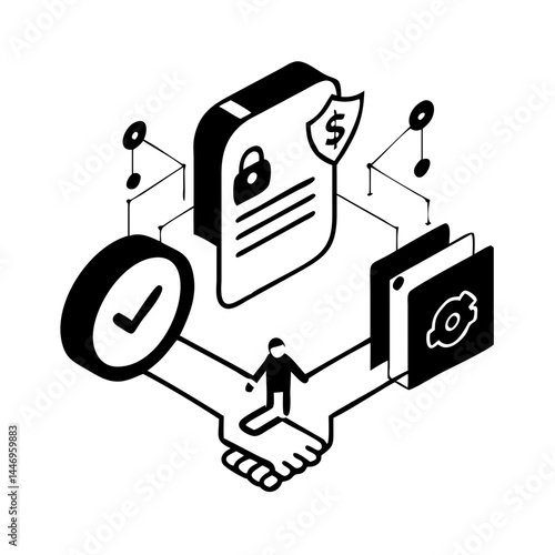 Secure Data Transaction and Financial Document Verification System