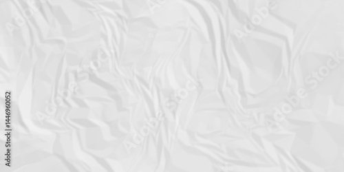 White crumpled paper texture . White wrinkled paper texture. White paper texture . White crumpled and top view textures can be used for background of text or any contents .	
