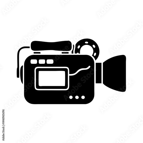 Professional Video Camera Equipment Recording Device Filmmaking Technology Broadcast Studio Production Cinema