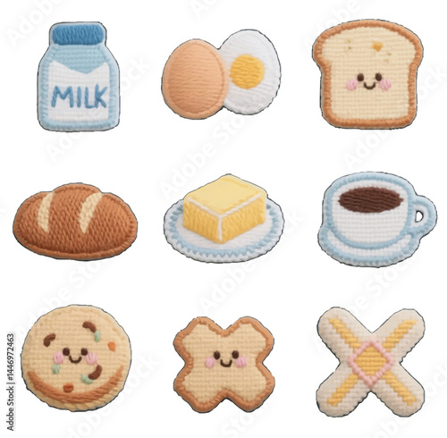 set of different kinds of sweets